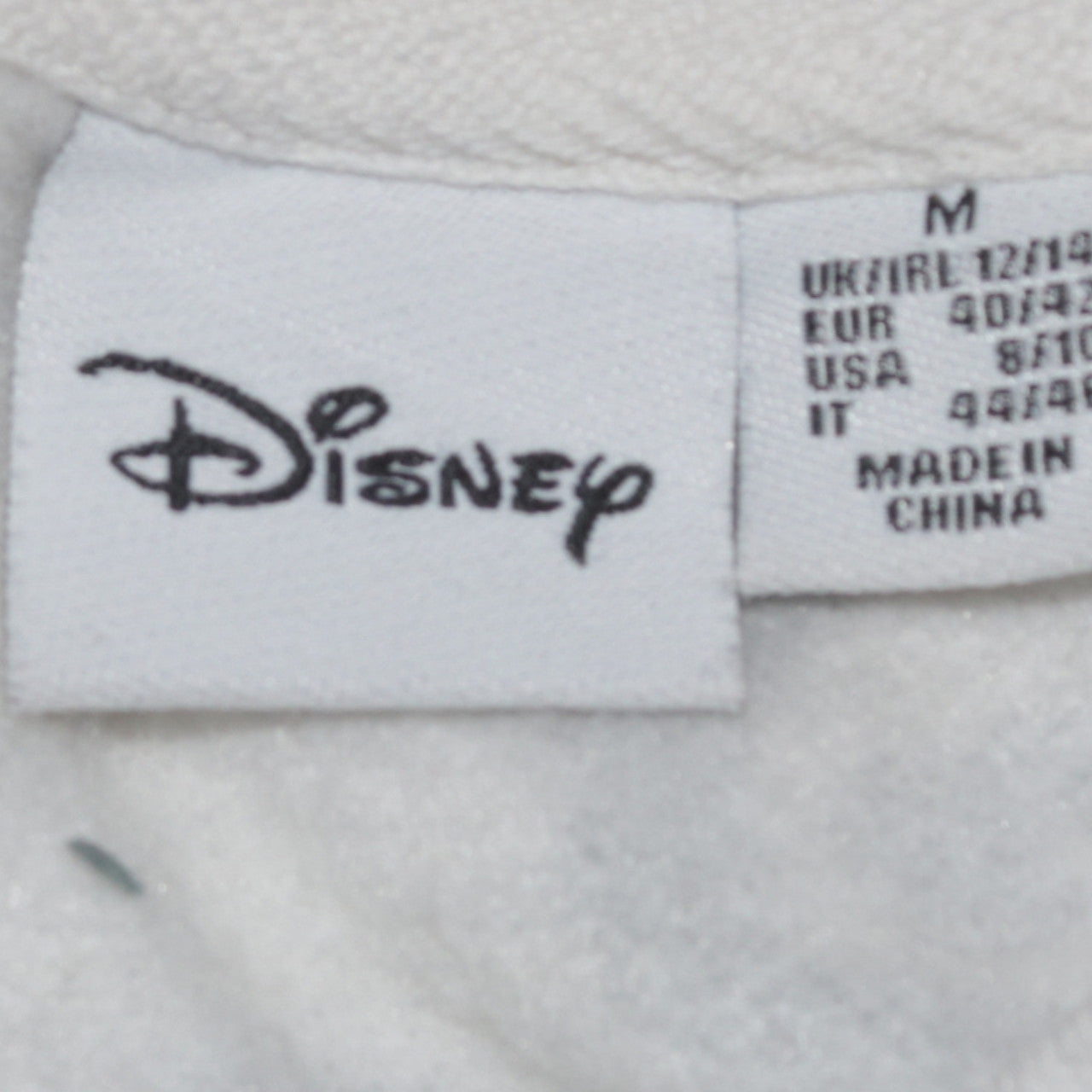 Disney Women Beige Mickey Print Pullover Sweatshirt M