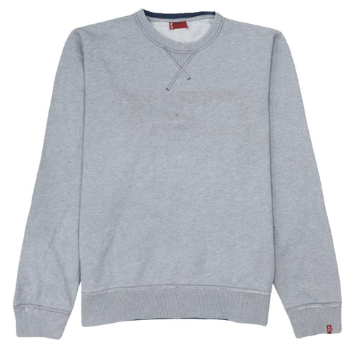 Levi's Men's Grey Crew Neck Pullover Sweatshirt Medium