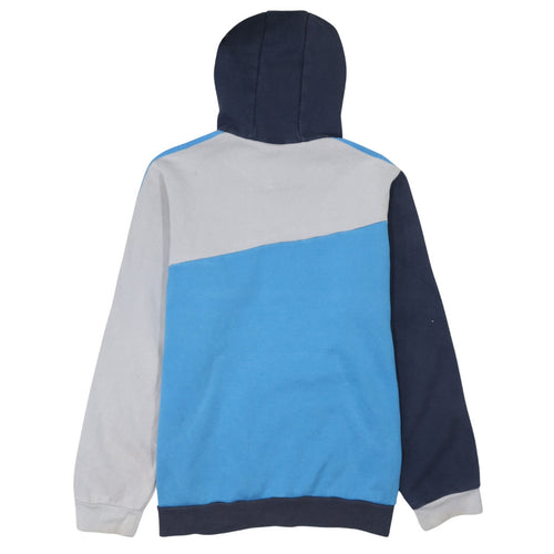 Adidas Men's Blue Pullover Hoodie Medium Graphic Logo Sportswear