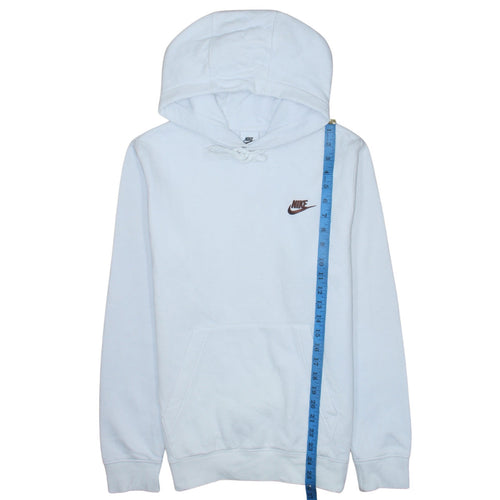 Nike Men's White Pullover Hoodie XS Logo Sportswear Fleece