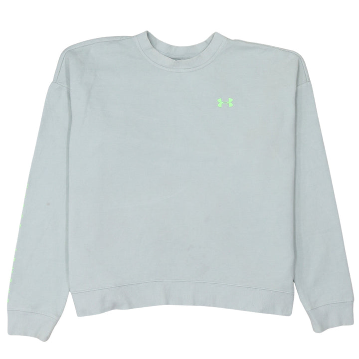 Under Armour Women’s Grey Pullover Sweatshirt Medium Loose Fit
