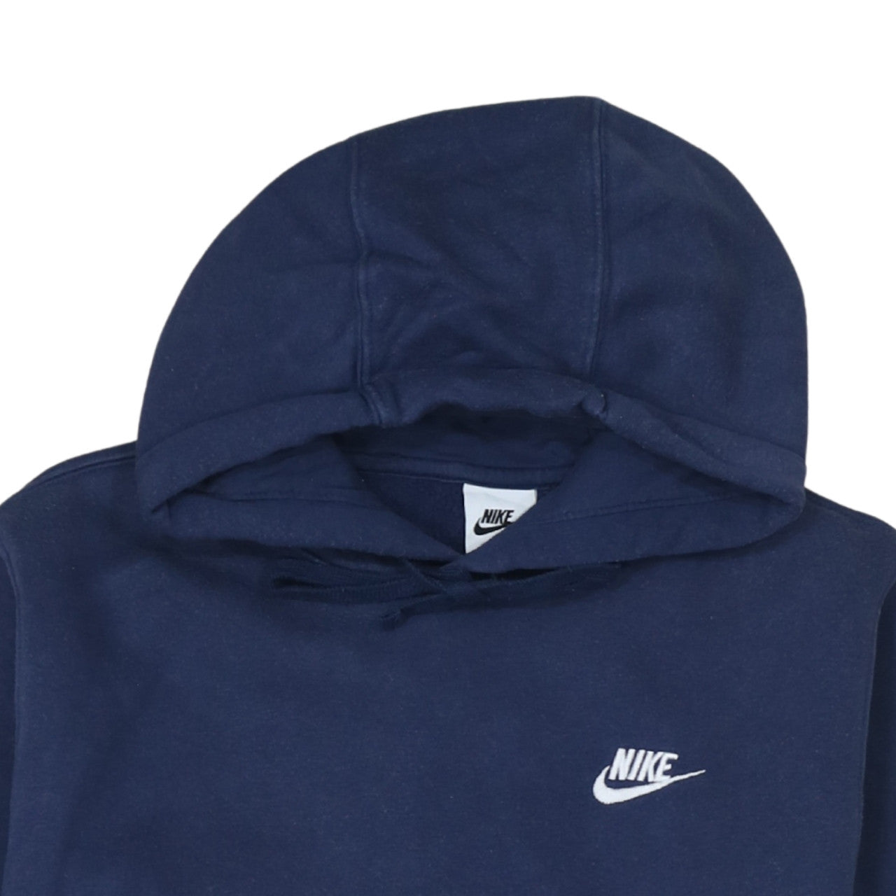 Nike Men's Blue Pullover Hoodie Small Logo Sweatshirt