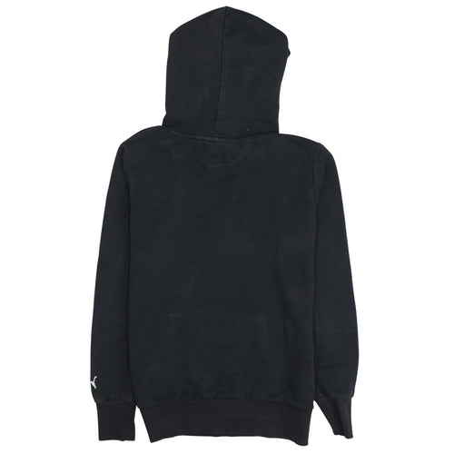 Puma Women's Black Hoodie Size 12 Pullover Hooded Sweatshirt