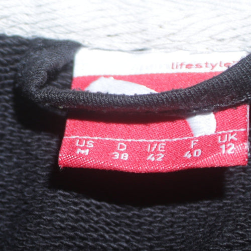 Puma Women's Black Hoodie Size 12 Pullover Hooded Sweatshirt