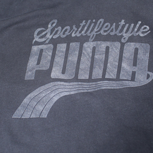 Puma Women's Black Hoodie Size 12 Pullover Hooded Sweatshirt