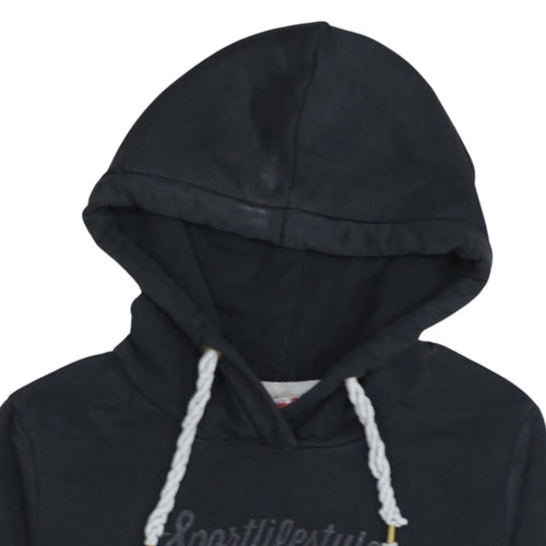 Puma Women's Black Hoodie Size 12 Pullover Hooded Sweatshirt
