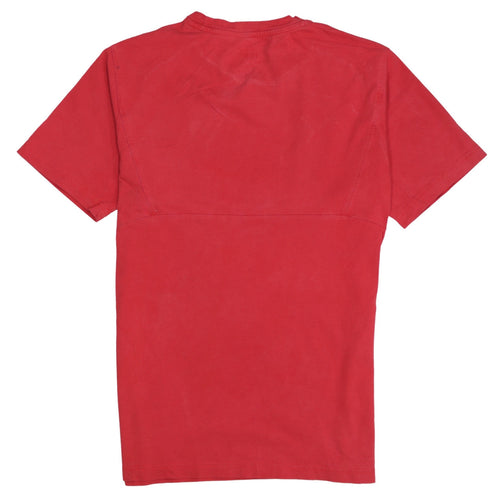 Puma Men's Red Short Sleeve Crew Neck Cotton T-Shirt M