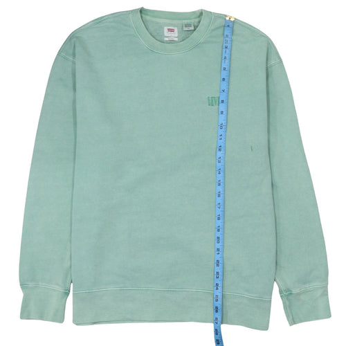 Levi's Men Green Relaxed Pullover Sweatshirt Size L