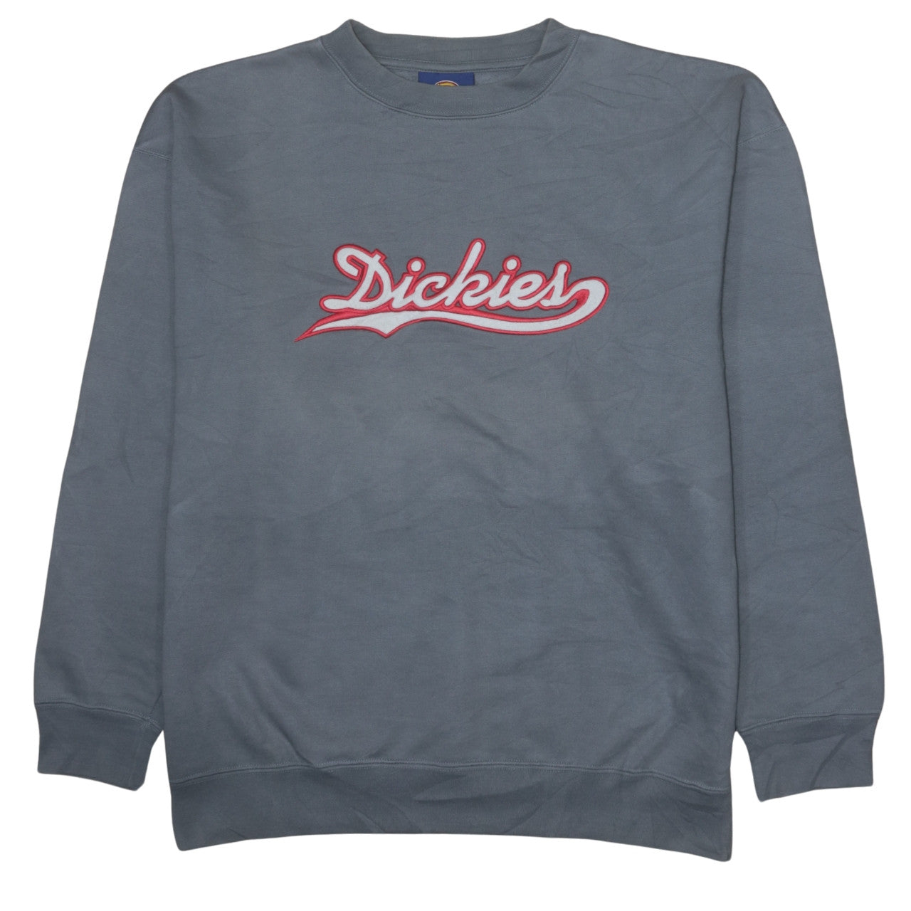 Dickies Men's Blue XL Pullover Sweatshirt Crew Neck Logo Graphic