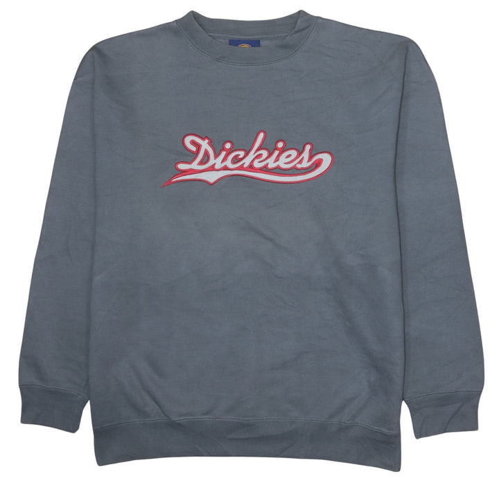 Dickies Men's Blue XL Pullover Sweatshirt Crew Neck Logo Graphic