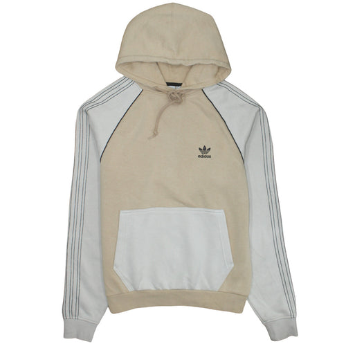 Adidas Men's Beige Pullover Hoodie Small Casual Sportswear