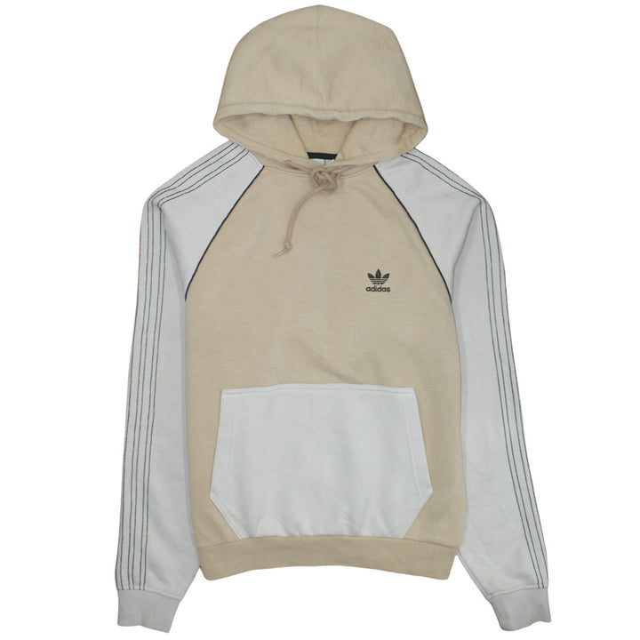 Adidas Men's Beige Pullover Hoodie Small Casual Sportswear