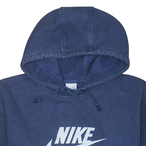 Nike SB Mens Blue Pullover Hoodie Medium Regular Fit Fleece