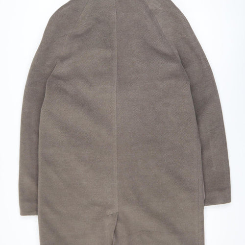 Marks and Spencer Women Brown Mid-Length Overcoat Size 12
