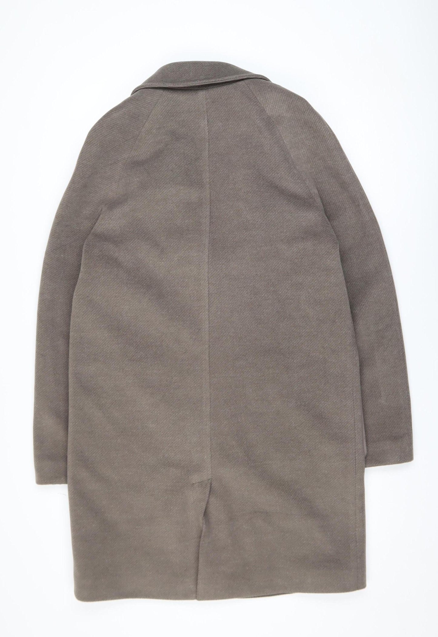 Marks and Spencer Women Brown Mid-Length Overcoat Size 12