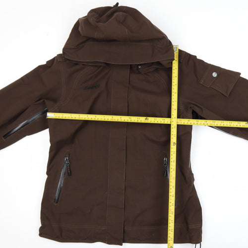 Bergans Men's Brown Waterproof Hooded Outdoor Softshell Jacket M