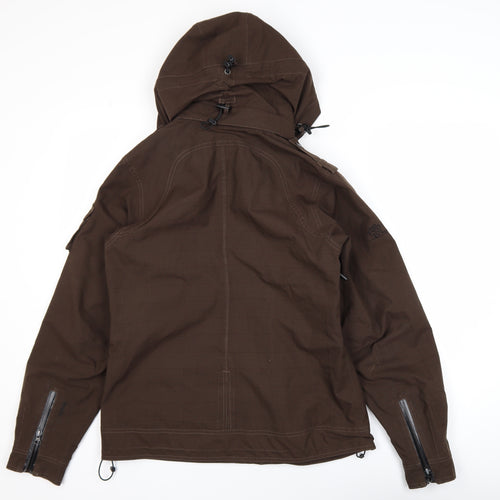 Bergans Men's Brown Waterproof Hooded Outdoor Softshell Jacket M