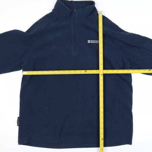 Mountain Warehouse Men's Blue Fleece Pullover Sweatshirt L