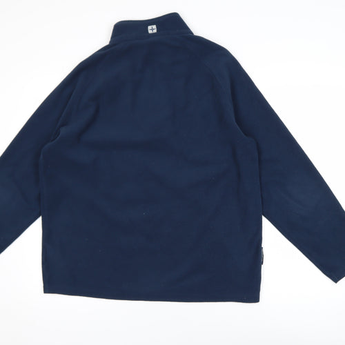 Mountain Warehouse Men's Blue Fleece Pullover Sweatshirt L