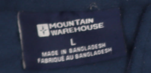 Mountain Warehouse Men's Blue Fleece Pullover Sweatshirt L