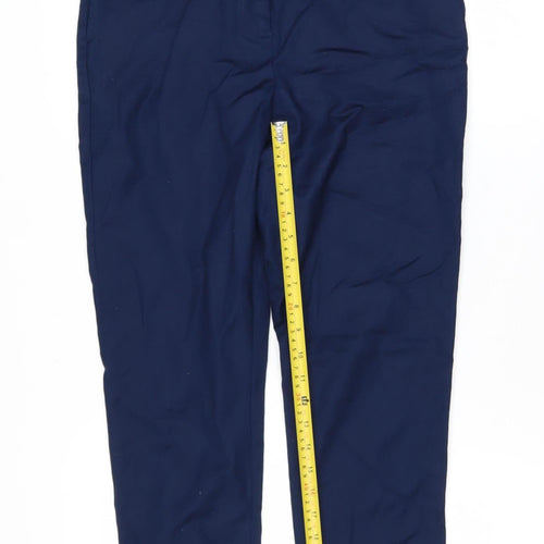 Crew Clothing Company Men's Blue Slim Chino Trousers M