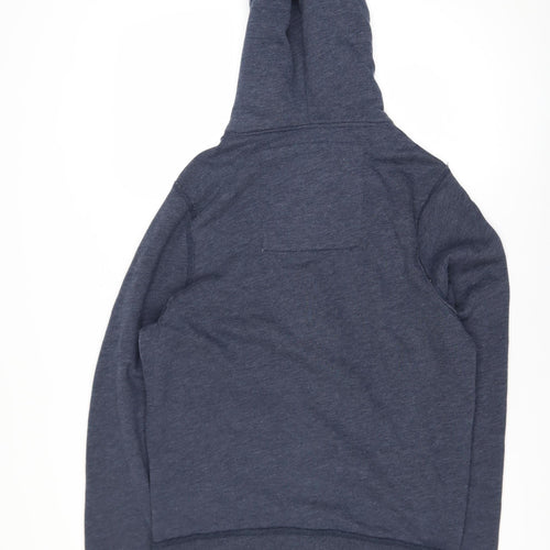 Hollister Men's Blue XL Full Zip Hooded Basic Activewear Jacket