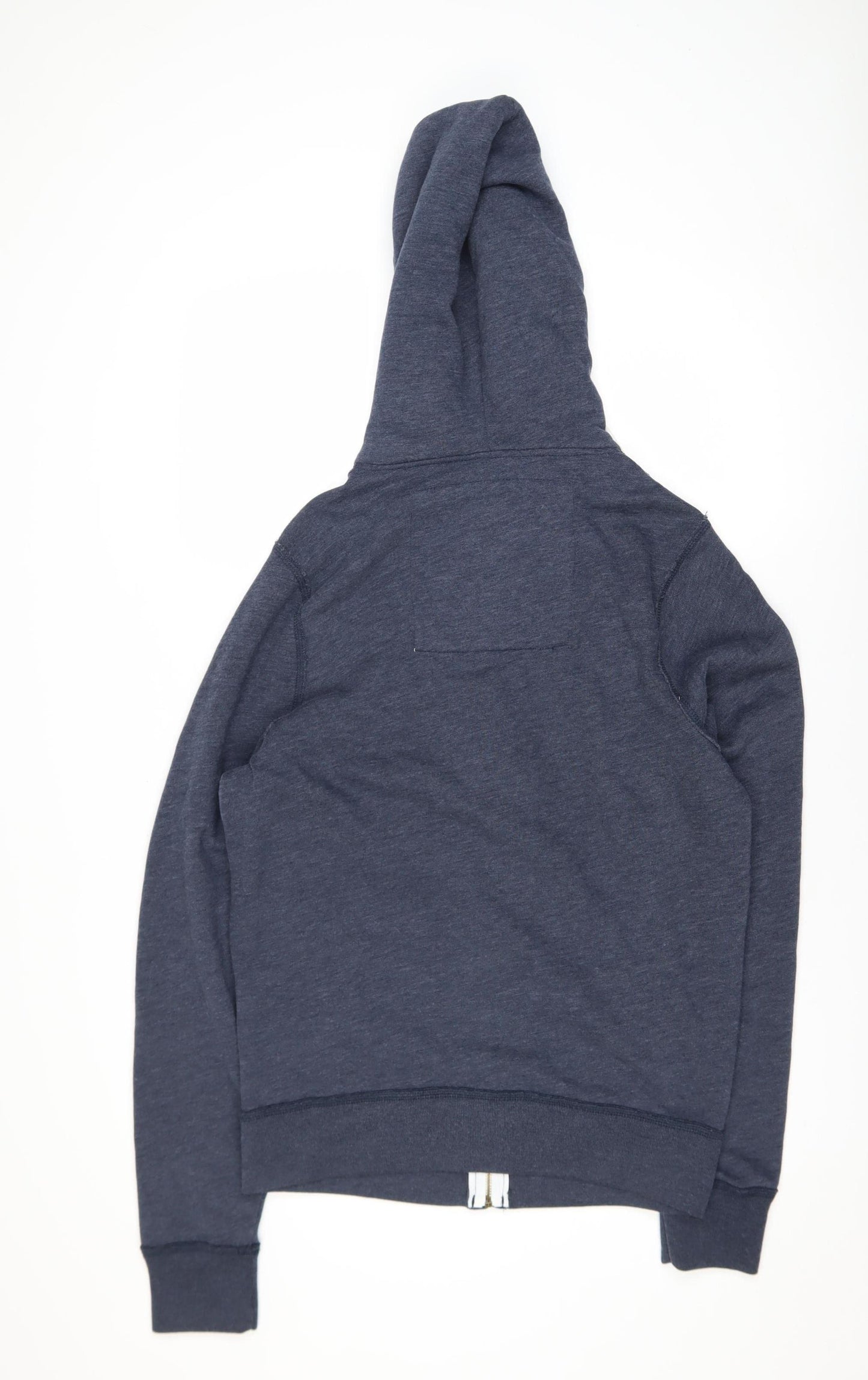 Hollister Men's Blue XL Full Zip Hooded Basic Activewear Jacket