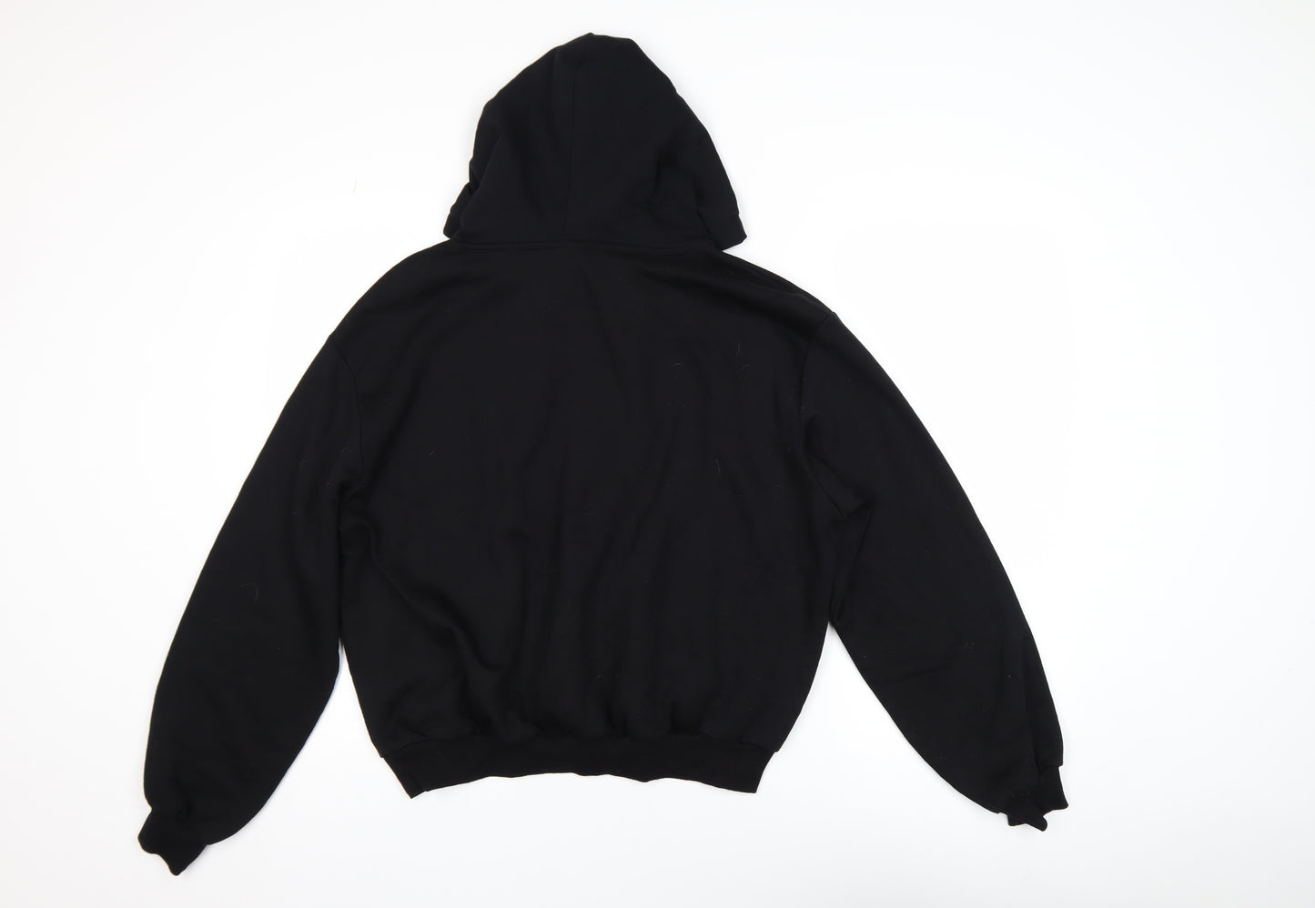 H&M Divided Boys Black MGM Graphic Pullover Hoodie Size L Cotton Blend