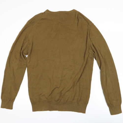 French Connection Women’s Brown Cotton Crew Neck Jumper L