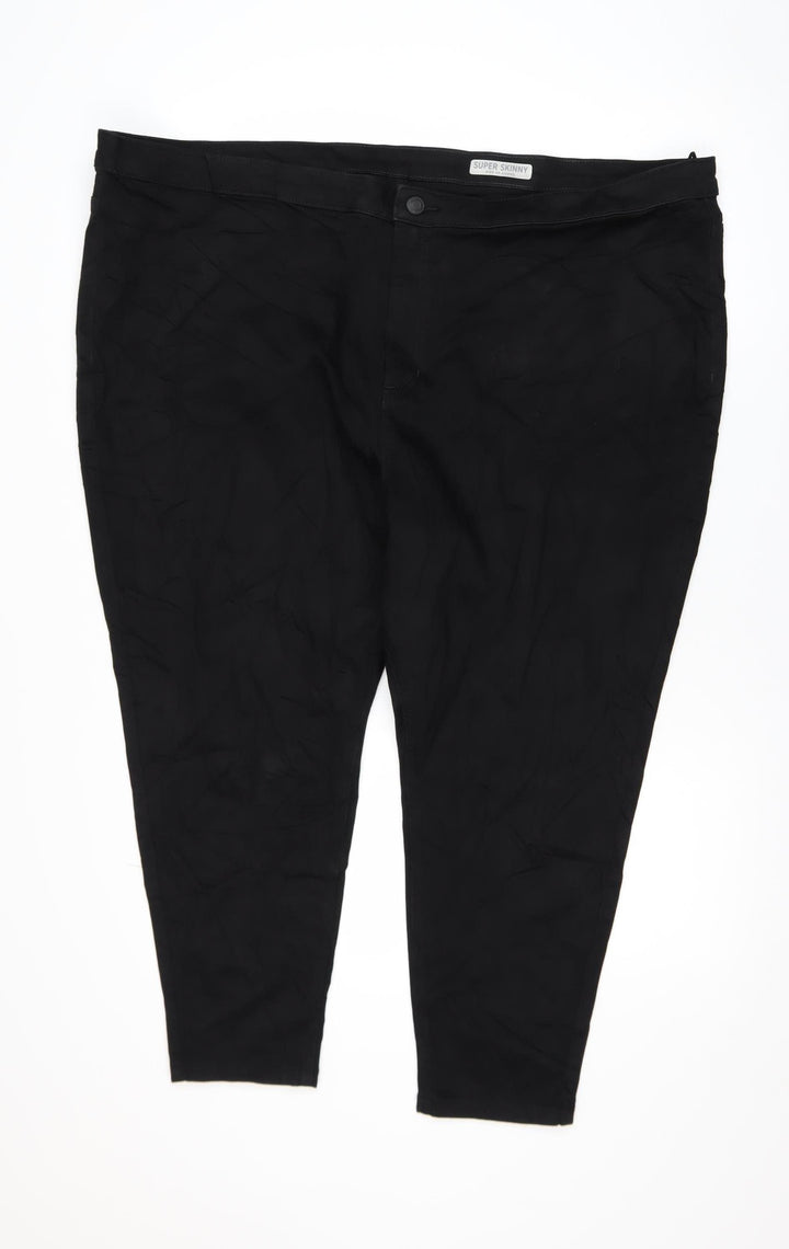 Marks and Spencer Women Black Size 30 Super Skinny Shorts