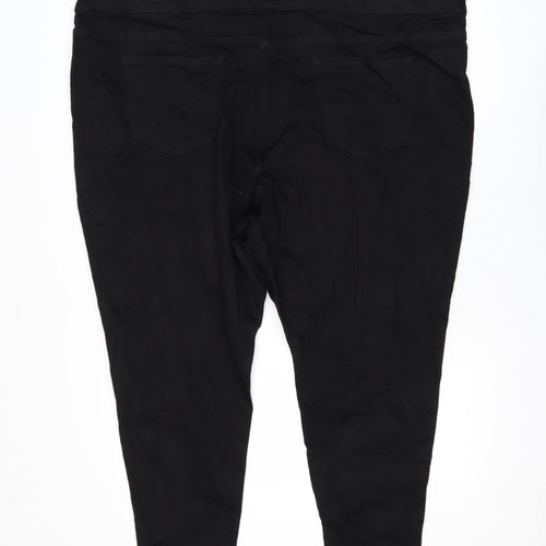 Marks and Spencer Women Black Size 30 Super Skinny Shorts