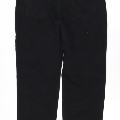 Gloria Vanderbilt Women's Black Size 12 Straight Leg Stretch Jeans