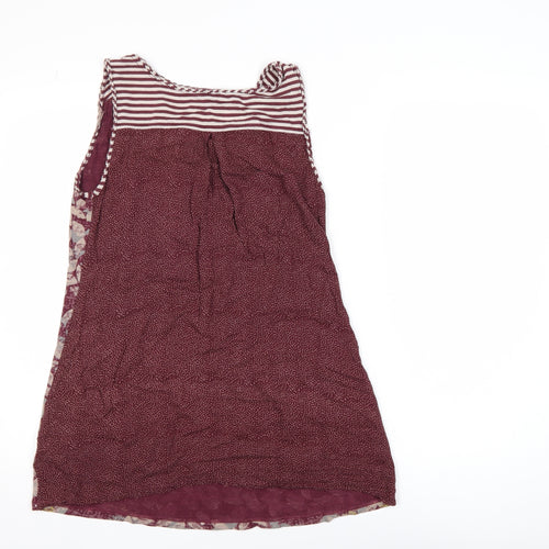 White Stuff Women's Red Floral Tunic Tank Top Size M