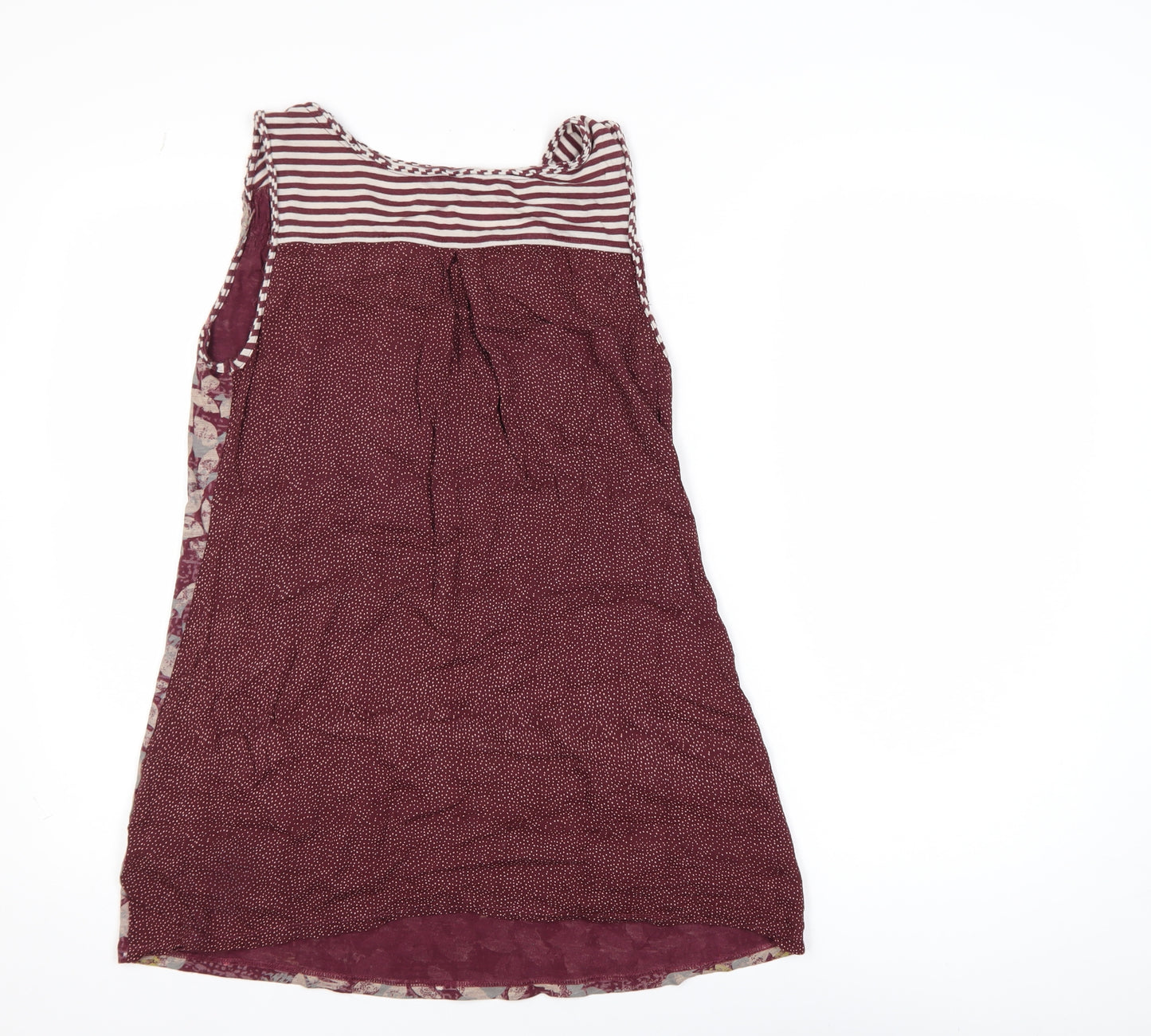 White Stuff Women's Red Floral Tunic Tank Top Size M