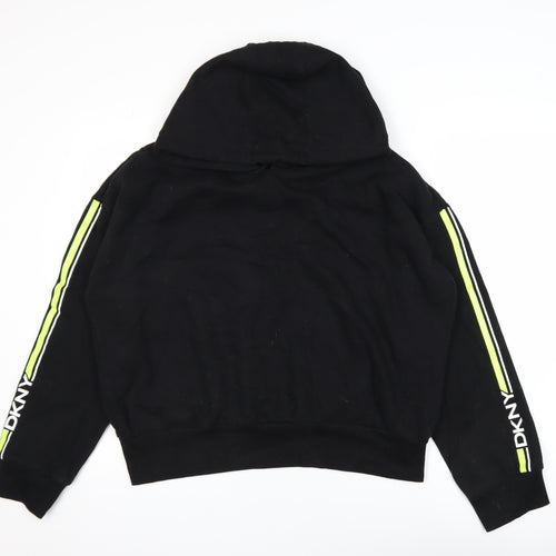 DKNY Men's Black XXL Sport Track Jacket with Hoodie