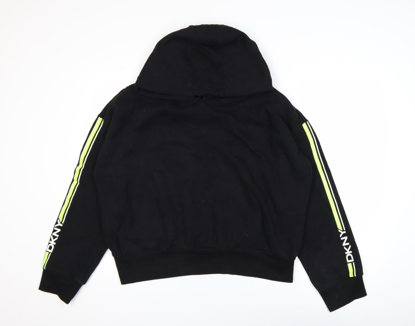 DKNY Men's Black XXL Sport Track Jacket with Hoodie