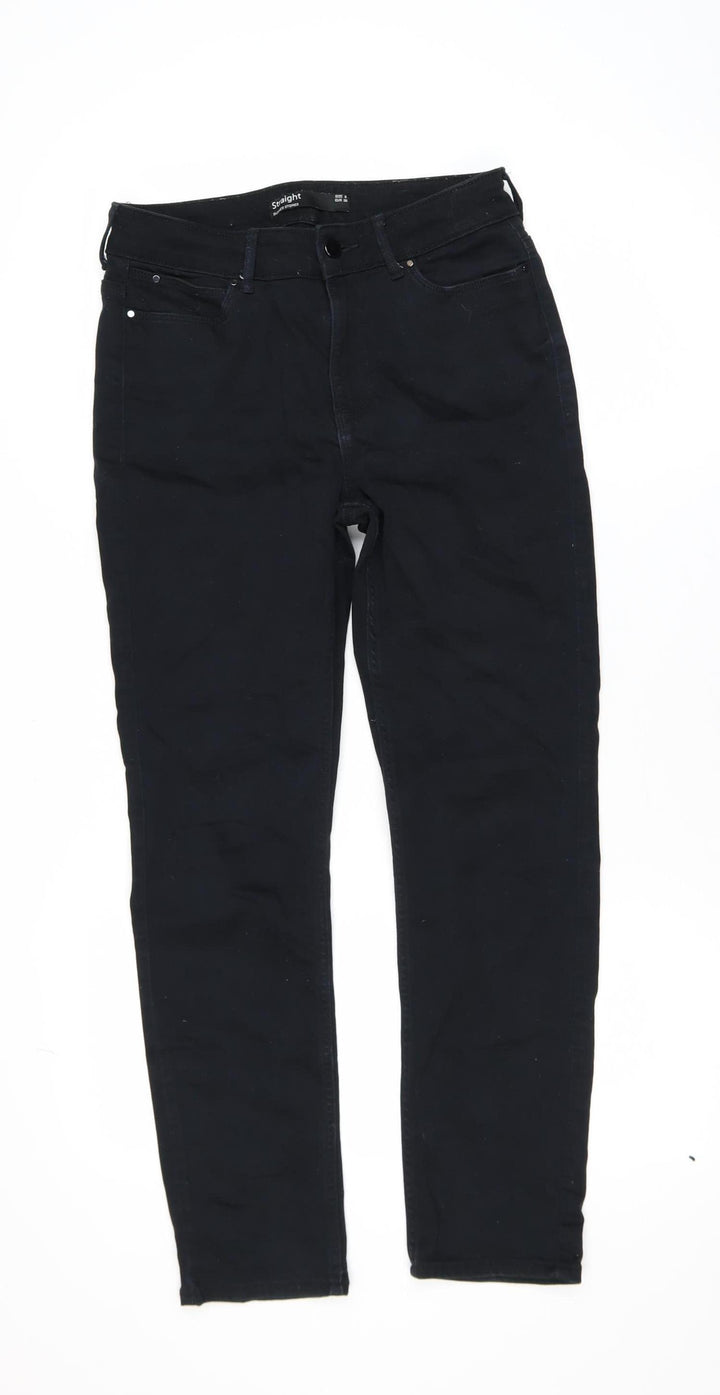 Dunnes Stores Women Black Straight Leg Jeans Size 8