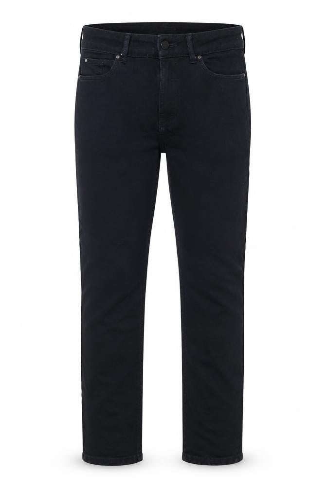 Front view of Dunnes Women Black Straight Leg Jeans, size 8