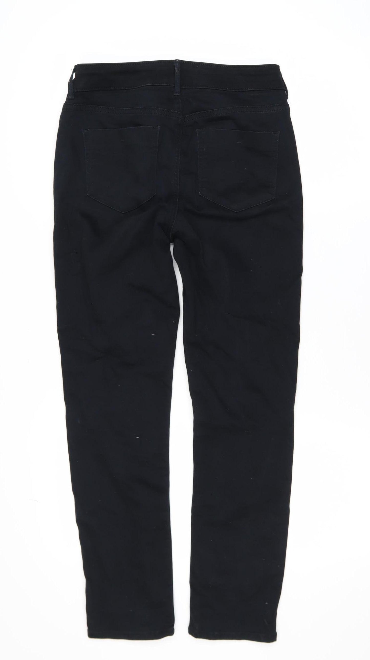 Dunnes Stores Women Black Straight Leg Jeans Size 8