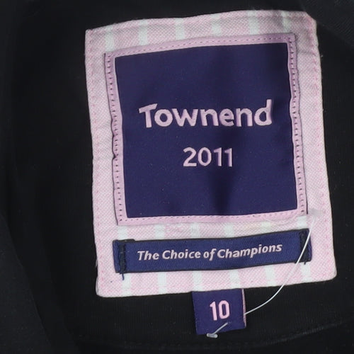 Townend Women’s Black Softshell Jacket Size 10 Equestrian Style