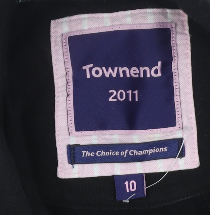 Townend Women’s Black Softshell Jacket Size 10 Equestrian Style