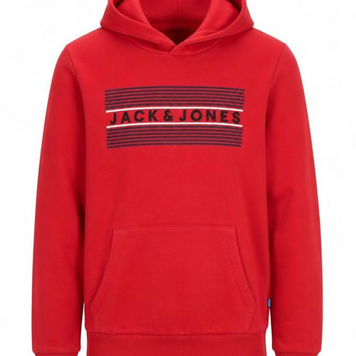 Jack & Jones Teens Red Pullover Hoodie Regular Fit 164