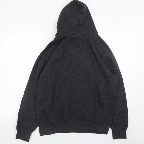 MV Sport Men's Black L Pullover Hoodie Montauk Graphic Fleece Sweatshirt
