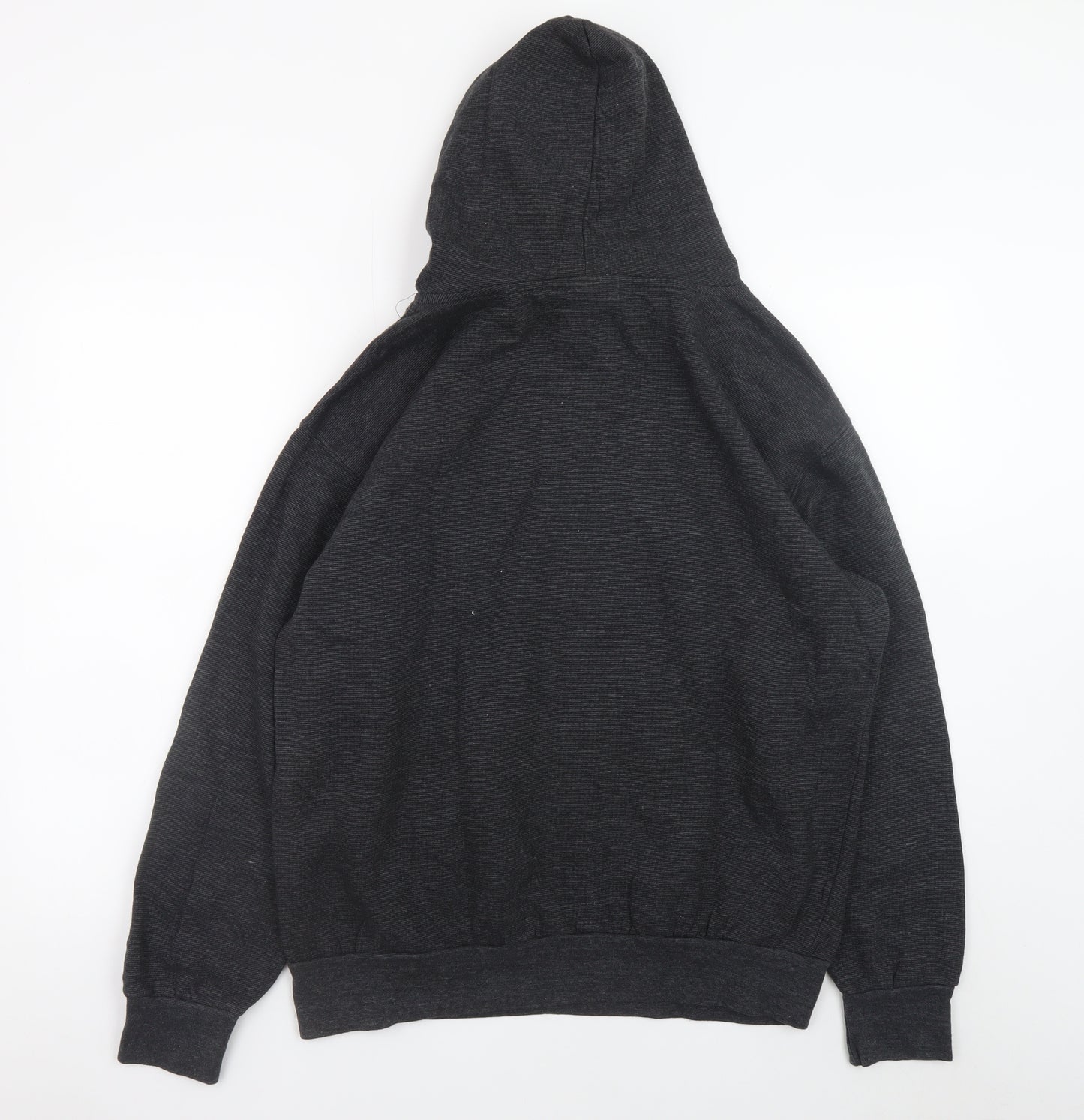 MV Sport Men's Black L Pullover Hoodie Montauk Graphic Fleece Sweatshirt