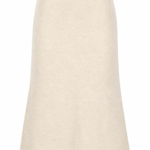 Zara Women Beige Knit A-Line Midi Skirt Size M