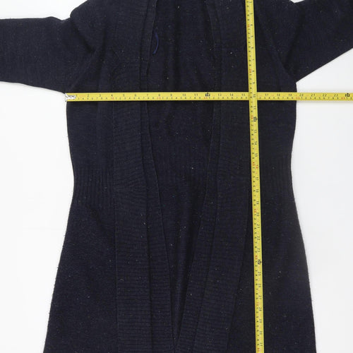 Marks and Spencer Women’s Blue Wool Blend Long Cardigan M