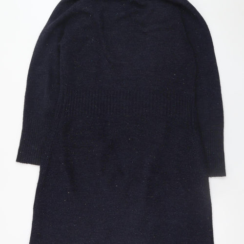 Marks and Spencer Women’s Blue Wool Blend Long Cardigan M
