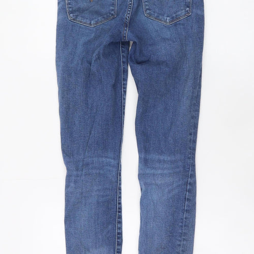 Levi's Premium Women's Blue Skinny Distressed Denim Jeans W25 L30