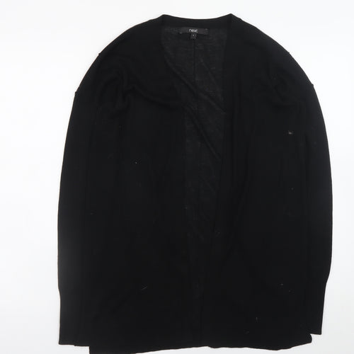 Next Women's Black Long Sleeve Cardigan Size 6 Lightweight Knit