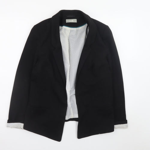 Wallis Women's Black Size 12 Classic Regular Fit Blazer Jacket